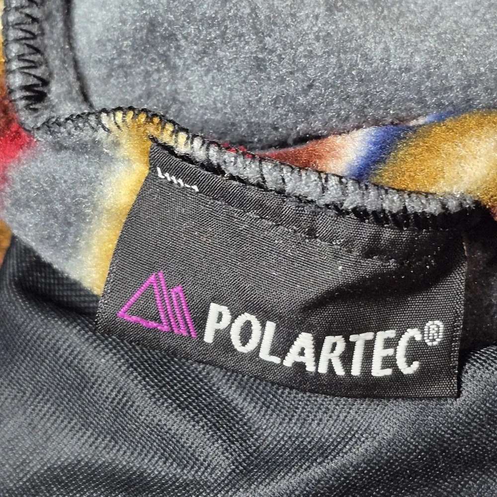 VTG Sun Ice Men's XL Polartec Fleece‎ Pullover Southwest Striped Aztec